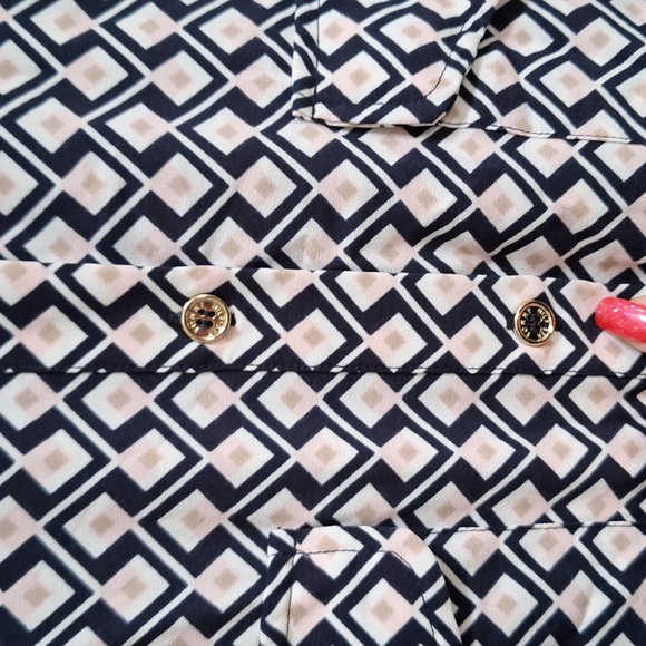 Tommy Hilfiger Gold Button-Up Long Sleeve Blouse. Size XL NWOT - Picture 4 of 12